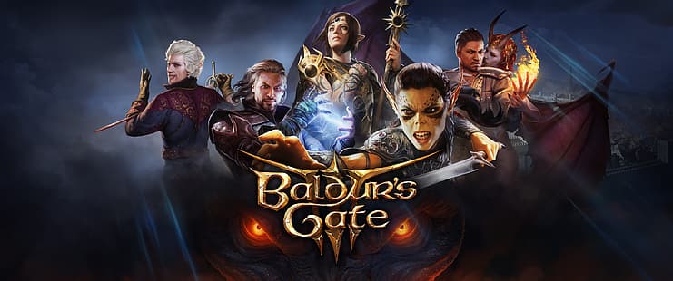 Baldur's Gate 3, студия Larian, Wizards of the Coast, HD тапет HD wallpaper