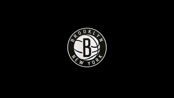 мрежи, бруклински мрежи, Бруклин, Ню Йорк, САЩ, НБА, Бруклин Ню Йорк лого, мрежи, Бруклин мрежи, Бруклин, Ню Йорк, HD тапет