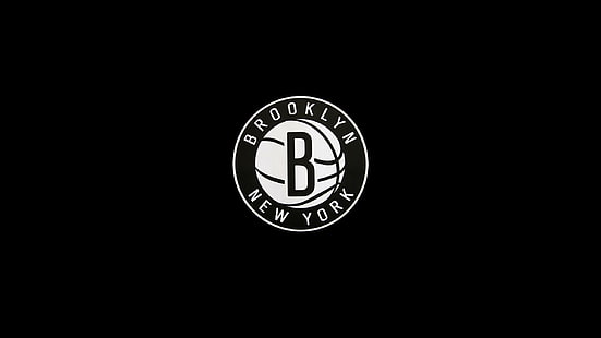 мрежи, бруклински мрежи, Бруклин, Ню Йорк, САЩ, НБА, Бруклин Ню Йорк лого, мрежи, Бруклин мрежи, Бруклин, Ню Йорк, HD тапет HD wallpaper