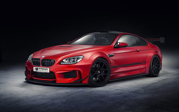 การออกแบบรถยนต์ BMW M6 สีแดง, สีแดง, BMW, รถยนต์, การออกแบบ, วอลล์เปเปอร์ HD