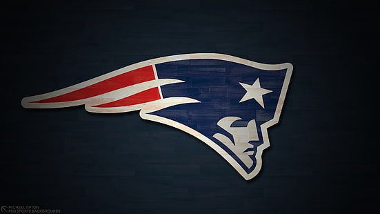  Football, New England Patriots, Emblem, Logo, NFL, HD wallpaper HD wallpaper