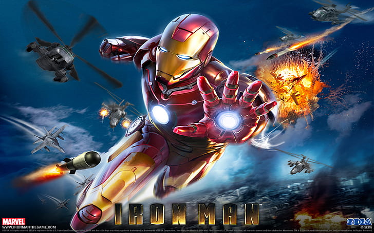 Marvel Iron Man Pc Videospel Desktop Hd Wallpaper För Pc-surfplatta Och Mobilnedladdning 2560 × 1600, HD tapet