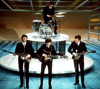 The Beatles, John Lennon, Paul McCartney, George Harrison, Ringo Starr, วอลล์เปเปอร์ HD HD wallpaper