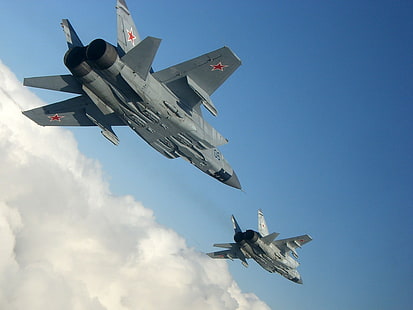 самолет, Jets, Mikoyan MiG 25, HD тапет HD wallpaper
