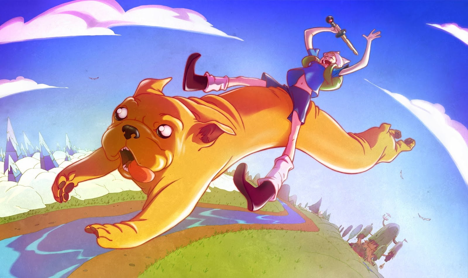 Adventuretimeの壁紙 アドベンチャータイム 漫画 Jake The Dog