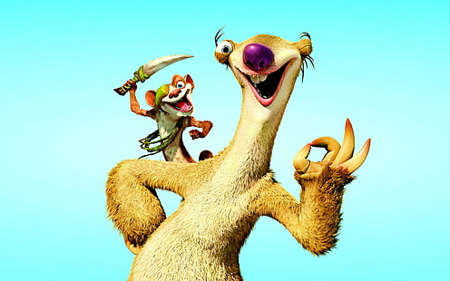 Ice Age, Ice Age: Continental Drift, Sid (Ice Age), HD tapet HD wallpaper