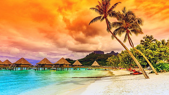 Reethi Beach, Resort, Malediven, Luxus, Hotel, HD-Hintergrundbild HD wallpaper