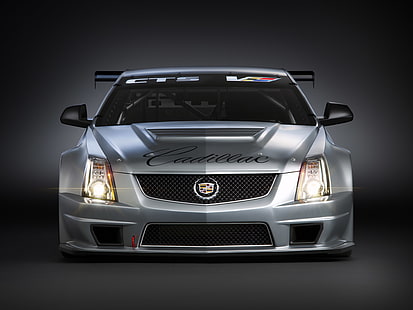 2011, cadillac, coupe, cts v, muscle, race, racing, HD wallpaper HD wallpaper