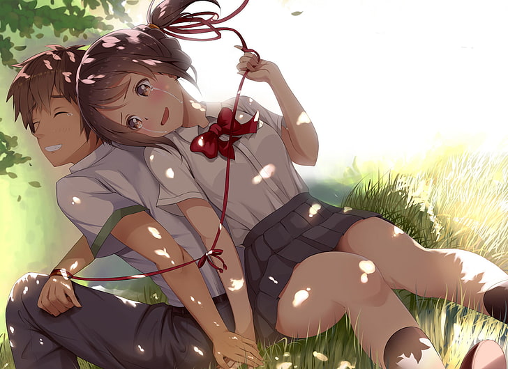 Kimi No Na Wa Hintergrundbild, Anime, Dein Name., Kimi No Na Wa., Mitsuha Miyamizu, Taki Tachibana, HD-Hintergrundbild