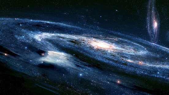 fajna galaktyka tła pulpitu, Tapety HD HD wallpaper