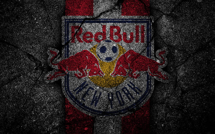 Football, Red Bulls de New York, emblème, logo, MLS, Fond d'écran HD