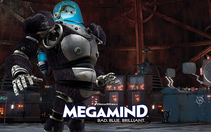 Megamind Minion, animation, action, comedy, ferrell, HD wallpaper