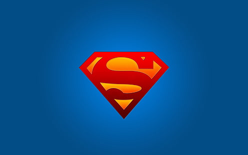 DC 슈퍼맨 로고, 로고, 심볼, 슈퍼맨, 슈퍼 히어로, HD 배경 화면 HD wallpaper