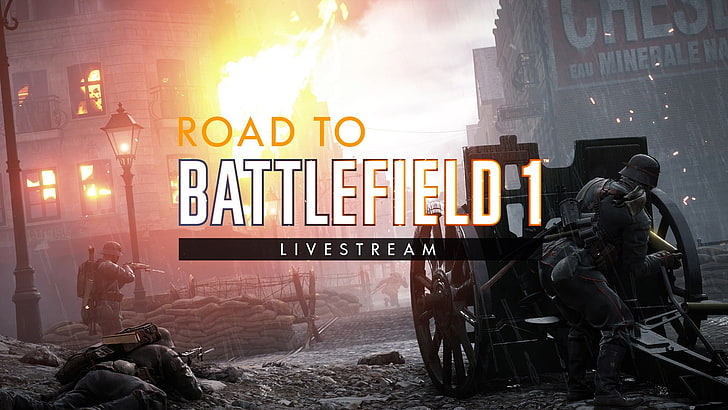 Road to Battlefield 1 Ilustração de transmissão ao vivo, Battlefield 1, Battlefield, HD papel de parede