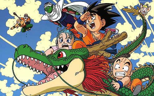 Affiche Dragon Ball Z, anime, Dragon Ball, Dragon Ball Z, Son Goku, Piccolo, Krillin, Fond d'écran HD HD wallpaper