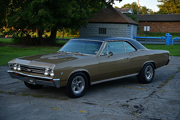 1967, cars, chevelle, chevrolet, classic, coupe, ss-396, HD wallpaper