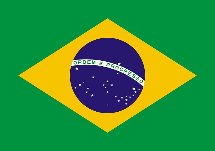 2000px flagga, Brasilien svg, HD tapet
