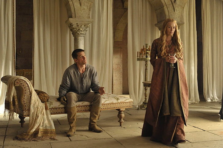 Fernsehserie, Game Of Thrones, Cersei Lannister, Jaime Lannister, Lena Headey, Nikolaj Coster-Waldau, HD-Hintergrundbild