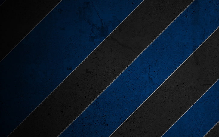 black and blue striped wallpaper, stripes, blue, black, white, HD wallpaper