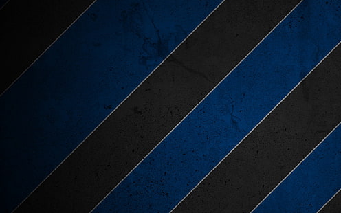 svart och blå randig tapet, ränder, blå, svart, vit, HD tapet HD wallpaper