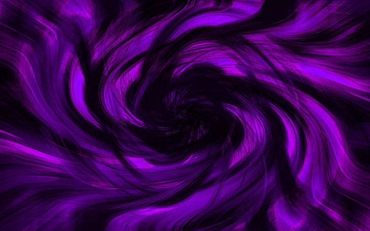 Abstract, Swirl, Black, Purple, HD wallpaper