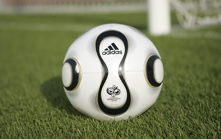 흰색과 검은 색 adidas 축구 공, 축구, 축구, mnacl, 2006 월드컵, HD 배경 화면