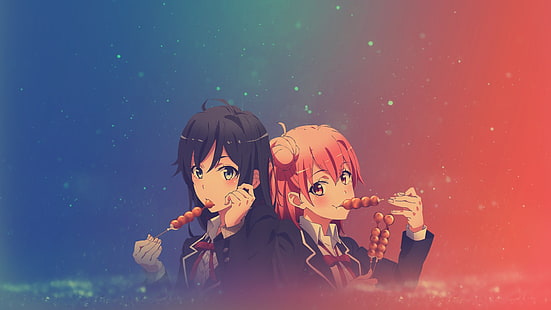 Anime, My Teen Romantic Comedy SNAFU, Oregairu, Yui Yuigahama, Yukino Yukinoshita, HD wallpaper HD wallpaper
