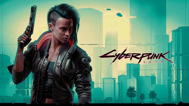 cyberpunk, science fiction, Cyberpunk 2077, video games, dystopian, dystopic, video game girls, HD wallpaper