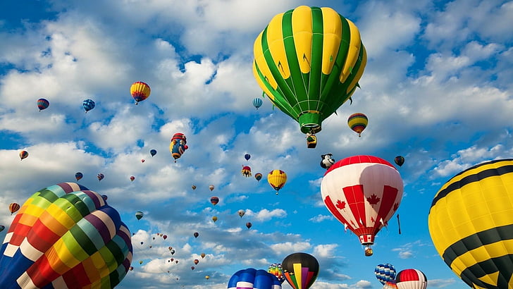 luftballon, ballon, himmel, sport, HD-Hintergrundbild