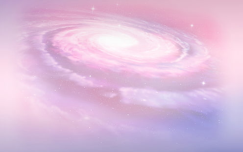 Розов Млечен път Galaxy Universe HD, HD тапет HD wallpaper