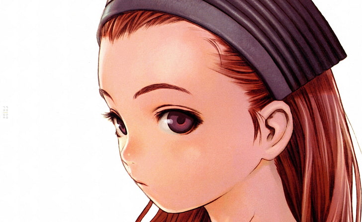 Chica anime con cabello castaño y ojos marrones, mujer con cabello castaño  con papel tapiz de personaje de anime con diadema negra, Fondo de pantalla  HD | Wallpaperbetter