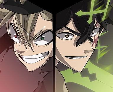 Anime, Schwarzklee, Asta (Schwarzklee), Yuno (Schwarzklee), HD-Hintergrundbild HD wallpaper