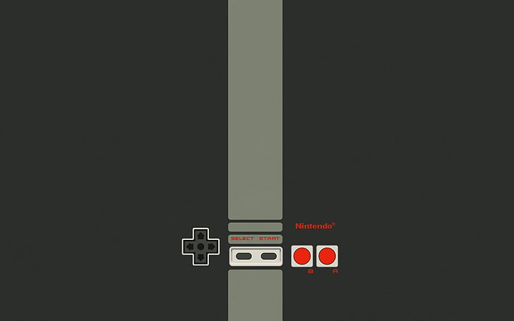 NES игровая консоль обои, Nintendo, Nintendo Entertainment System, HD обои