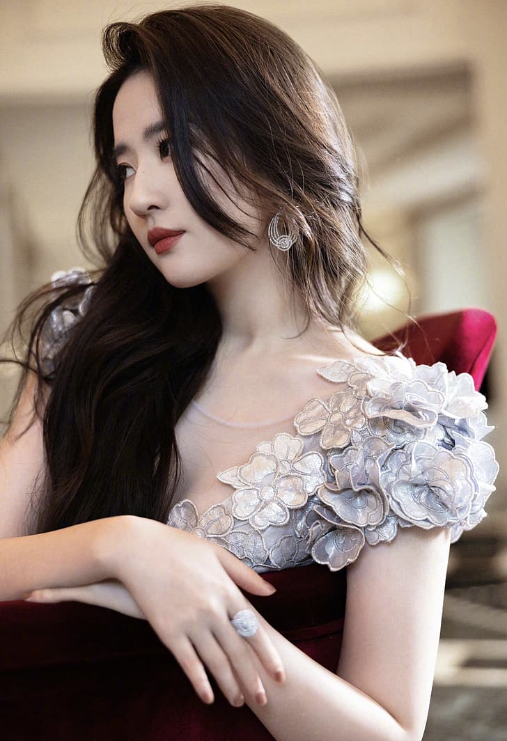Asian, women, celebrity, actress, Yifei Liu, HD wallpaper