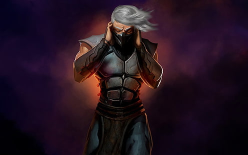 Mortal Kombat Smoke HD、黒いマスクの男、ビデオゲーム、煙、モータル、kombat、 HDデスクトップの壁紙 HD wallpaper