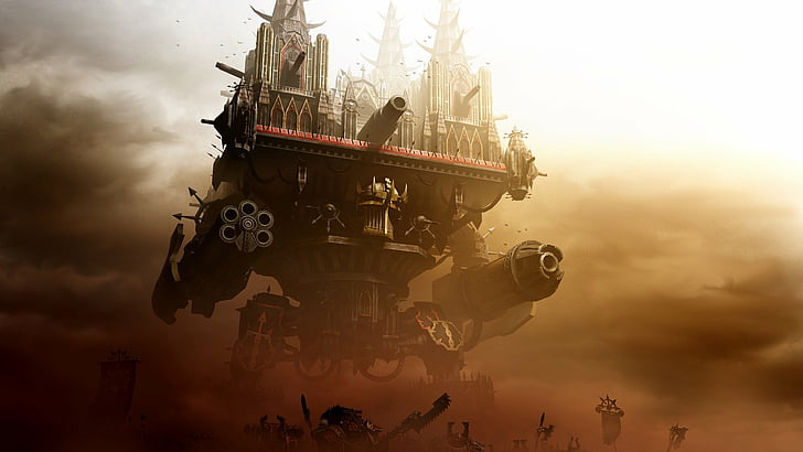Warhammer, Warhammer 40K, робот, оръжие, HD тапет