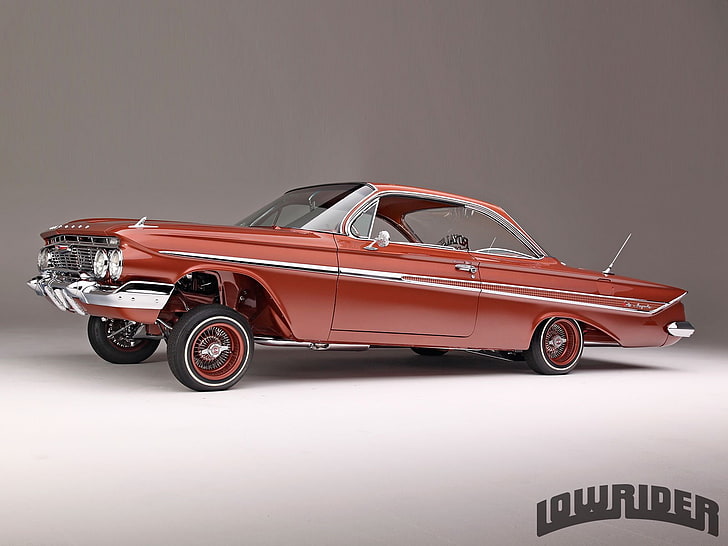 1961, chevrolet, custom, gangsta, hot, impala, lowrider, rod, rods, tuning, HD wallpaper