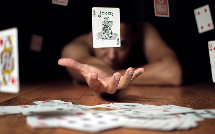 carte, fortuna, mano, joker, macro, mappe, poker, situazione, Sfondo HD