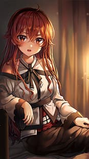 Eris Boreas Greyrat (Mushoku Tensei), Mushoku Tensei, dziewczyny anime, anime, fan art, Tapety HD HD wallpaper