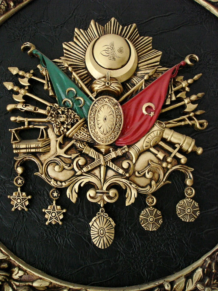 Герб декора Османской империи, Османская империя, HD обои, телефон обои