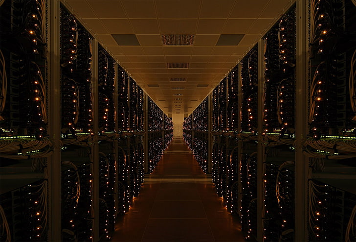 ruang server komputer, Teknologi, Komputer, Wallpaper HD