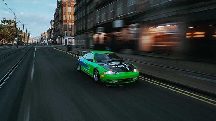 Fast and Furious, Forza Horizon 4, Mitsubishi Eclipse GS-T, car, HD wallpaper