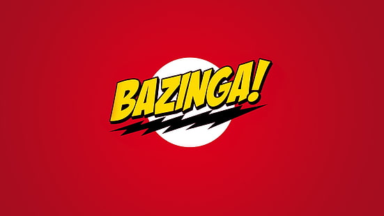 Anime, The Big Bang Theory, roter Hintergrund, HD-Hintergrundbild HD wallpaper