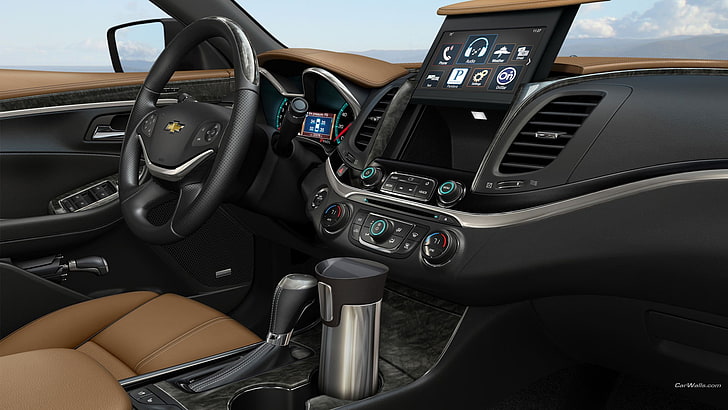 Chevrolet Impala, carro, interior de carro, HD papel de parede