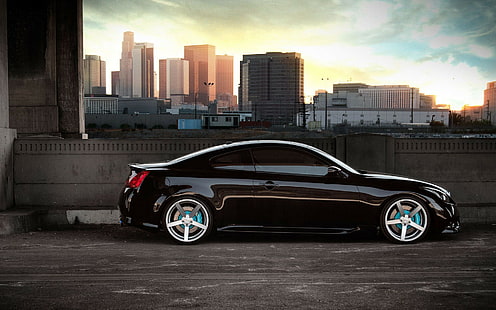 автомобиль, Infiniti, G35, Лос-Анджелес, городской пейзаж, автомобиль, HD обои HD wallpaper