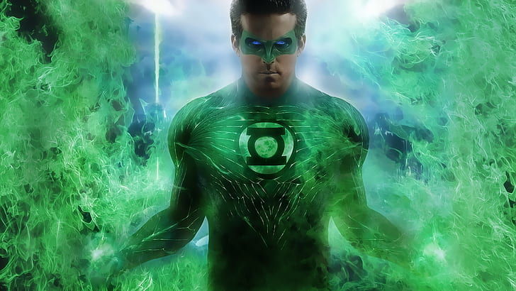 green, lantern, superhero, HD wallpaper