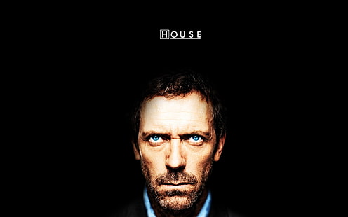 Personaggio della casa, House, M.D., Gregory House, occhi blu, Sfondo HD HD wallpaper