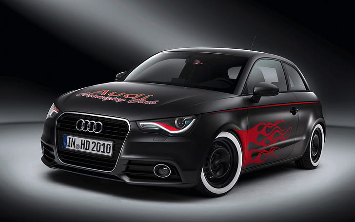 Audi A1 Wortherse Black, audi, black, wortherse, cars, HD wallpaper