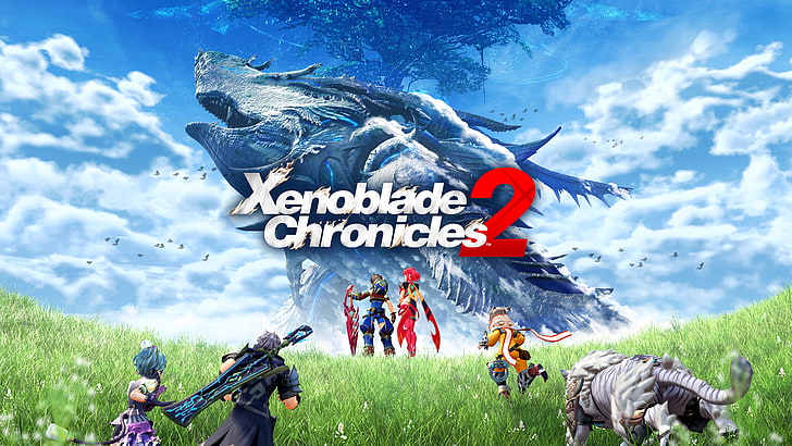Xenoblade Chronicles 2 4K 8K, Chronicles, Xenoblade, HD-Hintergrundbild