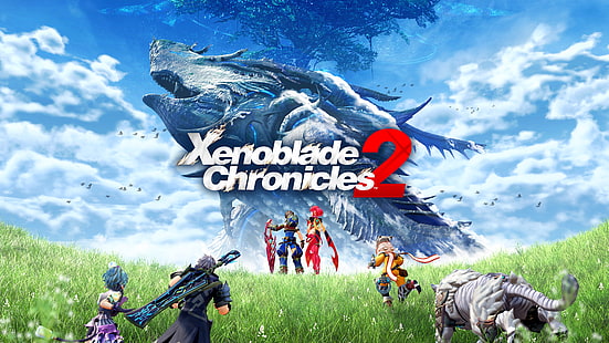 Xenoblade Chronicles 2 4K 8K, Chronicles, Xenoblade, HD tapet HD wallpaper